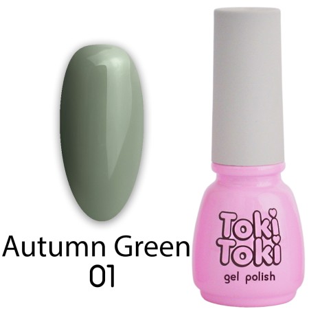 Гель лак Toki-Toki Autumn Green №01,  5мл